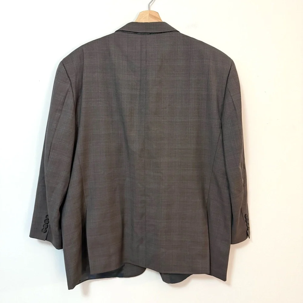 Burberry London Kensington Plaid Wool & Silk 2-Piece Suit – 46R / 42 Waist